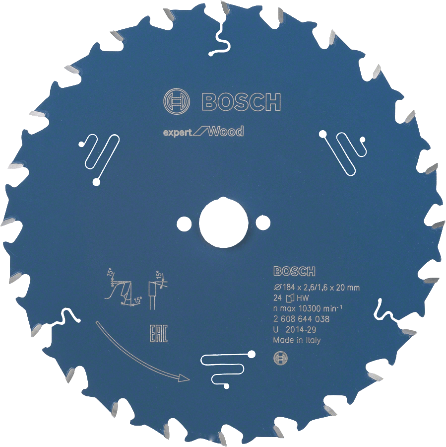 Expert for Wood 184 x 20 x 2,6 mm, 24