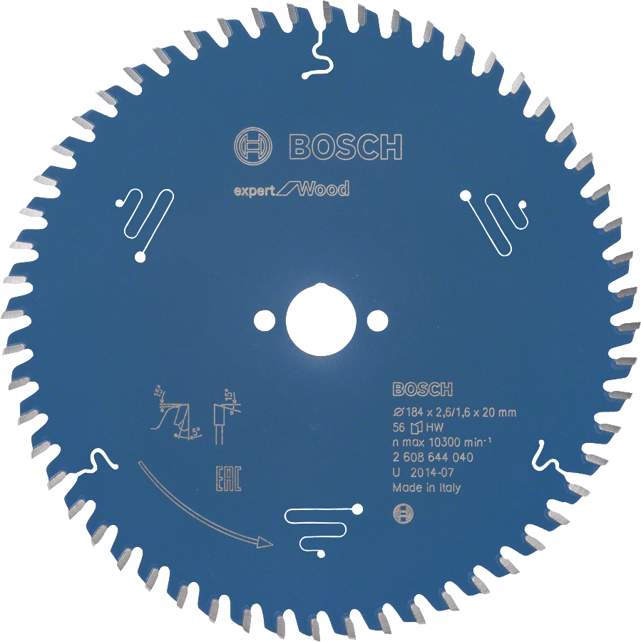 Expert for Wood 184 x 20 x 2,6 mm, 56