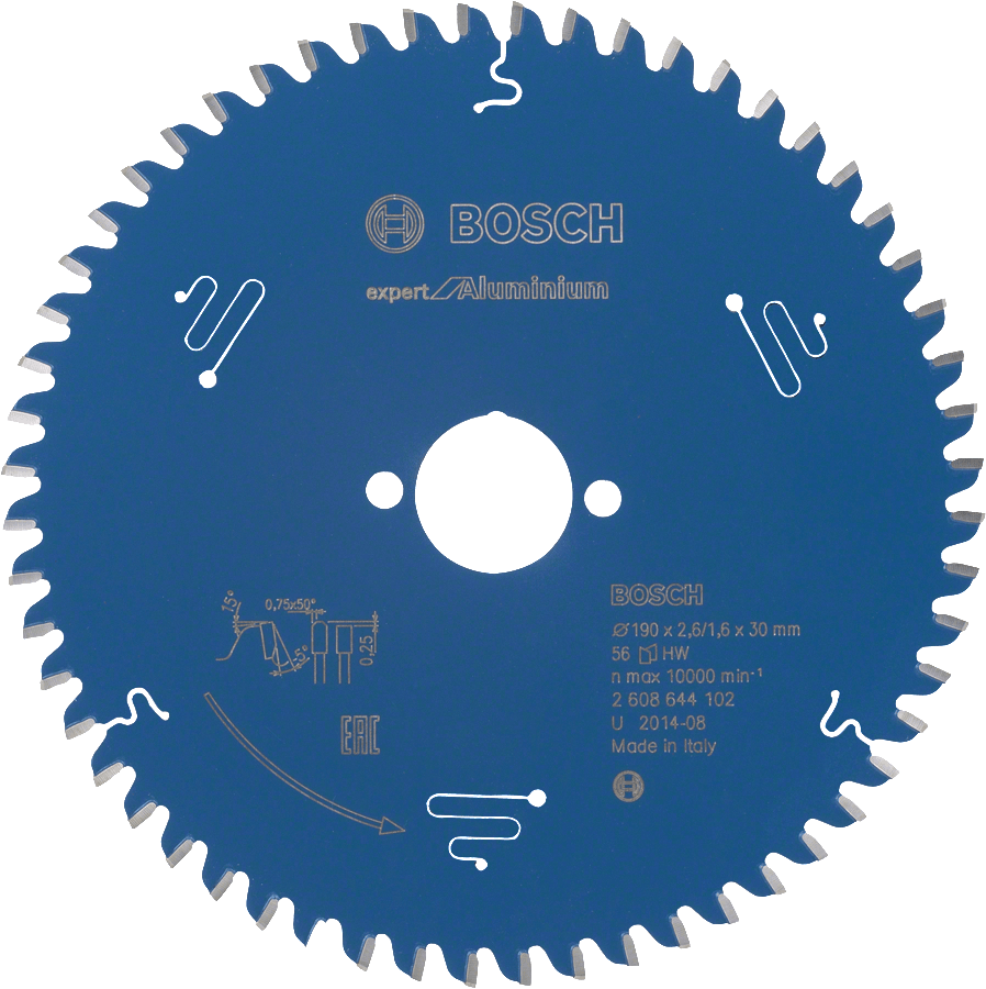 Expert for Aluminium 190 x 30 x 2,6 mm, 56