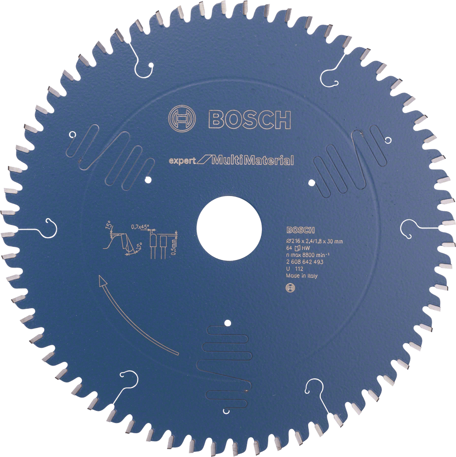 Expert for Multi Material 216 x 30 x 2,4 mm, 64