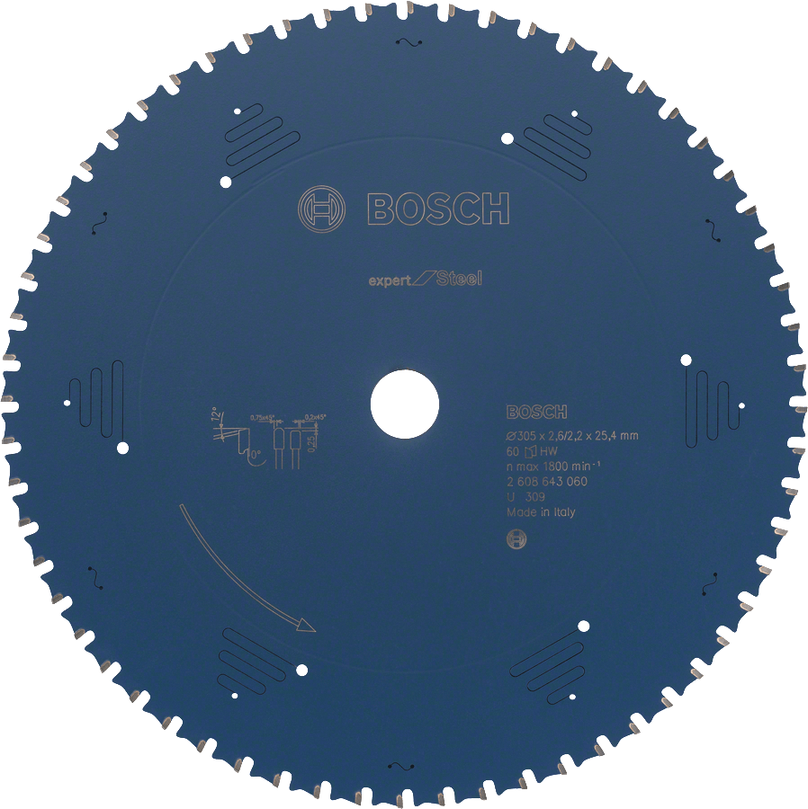 Expert for Steel 305 x 25,4 x 2,6 mm, 60