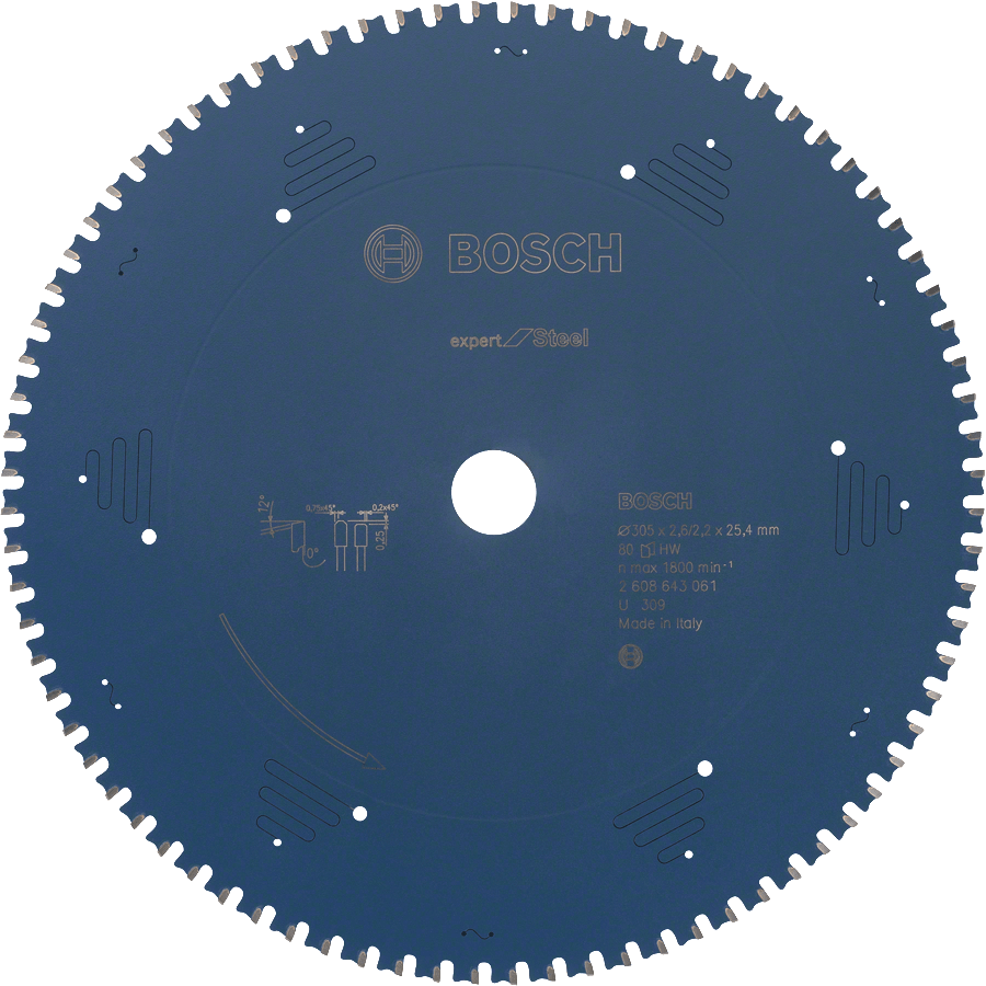 Expert for Steel 305 x 25,4 x 2,6 mm, 80