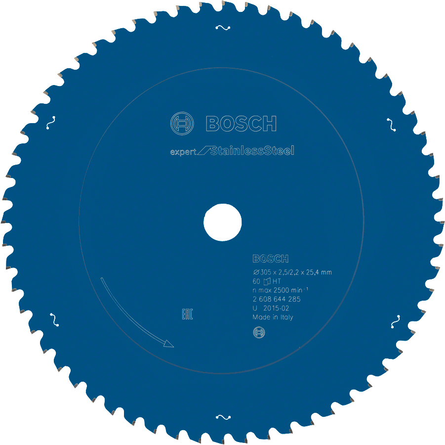 Expert for Stainless Steel 305 x 25,4 x 2,5 x 60