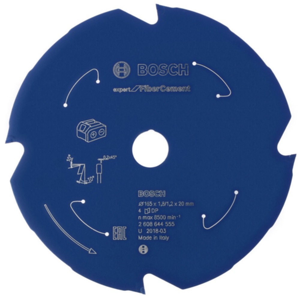 Expert for Fiber Cement CSB GKS 18V C/Saw 165x20x4