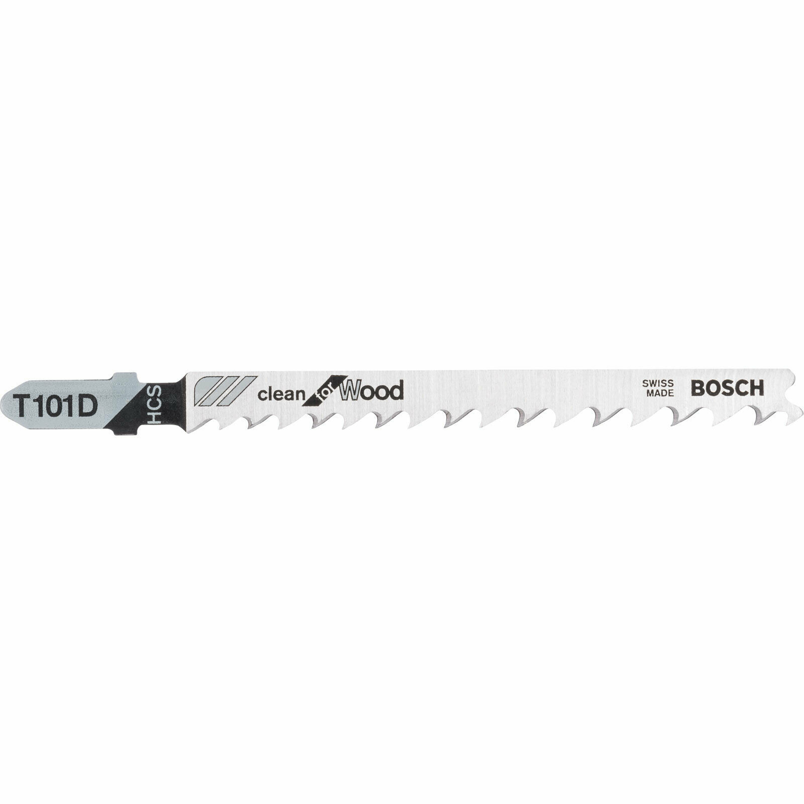 Jigsaw blade HCS T 101 D Clean for Wood, 3 Piece