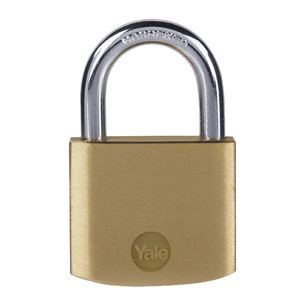 Yale 40mm Brass padlock pack1