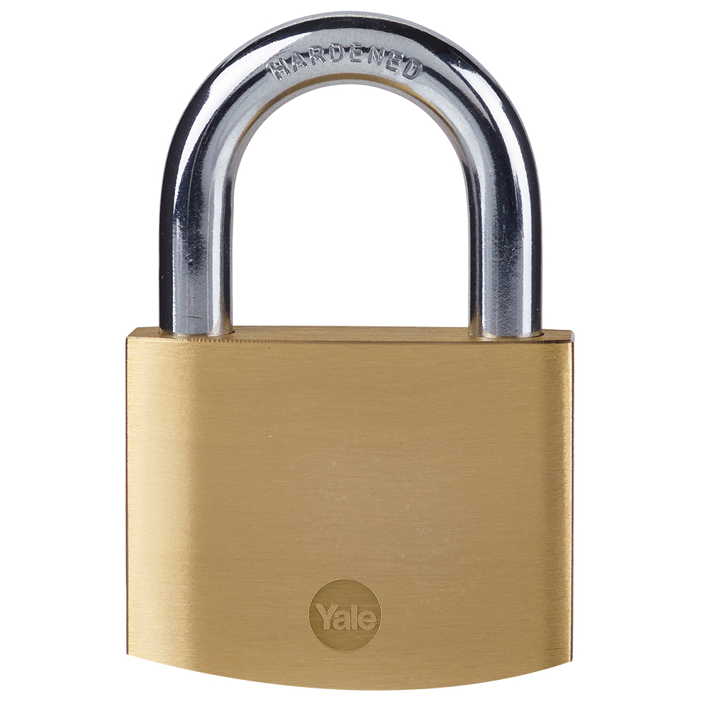 Yale 60mm Brass padlock pack1