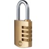 Yale 40mm Brass combination padlock Yale 40mm Brass combination padlock