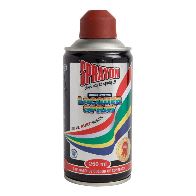 Sprayon Red Oxide Primer Lacquer Spray Paint (250ml)