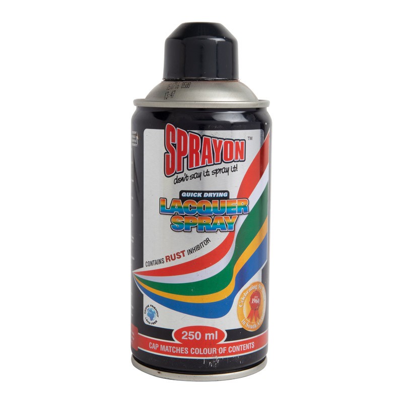 Sprayon Machinery Grey Lacquer Spray Paint (250ml)