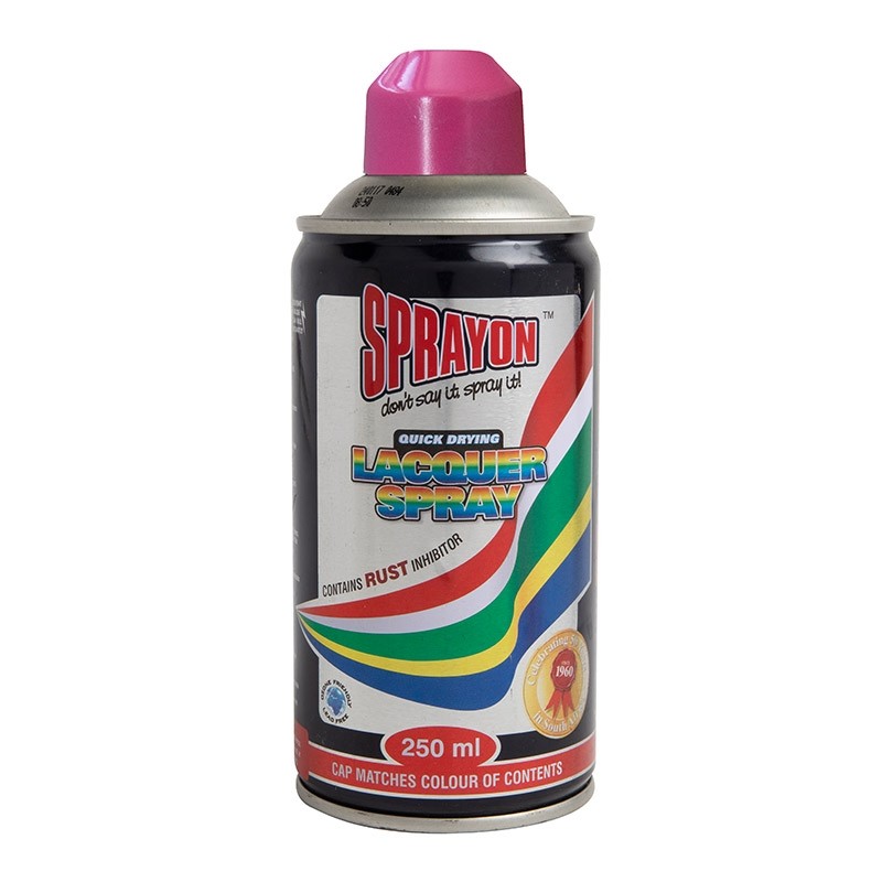 Sprayon Lacquer Spray Paint (250ml) – Rose