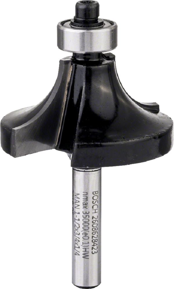 Rounding over bits 1/4″, R1 12,7 mm, D 38,1 mm, L 18,6 mm, G 60 mm