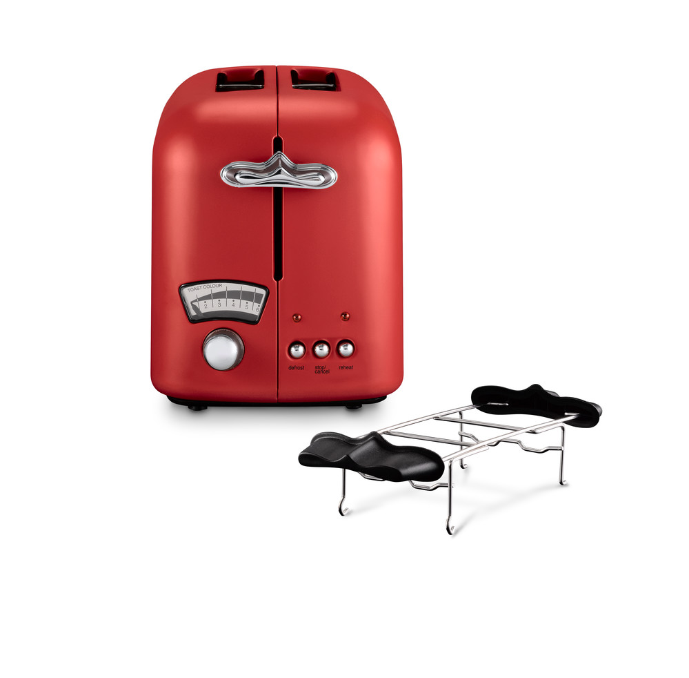 Delonghi – Argento Toaster Red – CT021.R