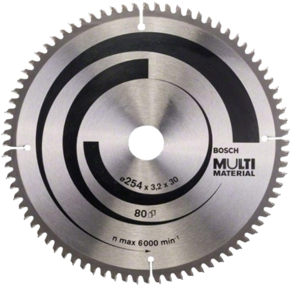 Bosch – Circular Saw Blade (Multi Material) – 80T (254 x 3.2 x 30mm)