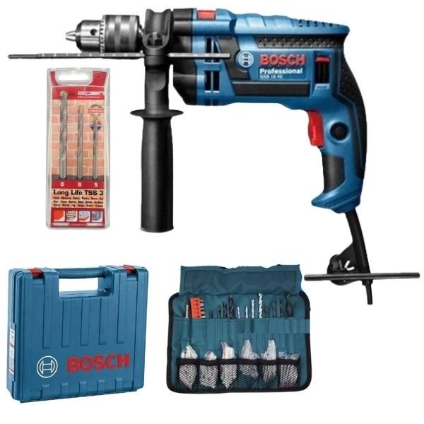 Bosch – Impact Drill (GSB 16 RE) & Alpen Masonry Drill Bits(3Piece)