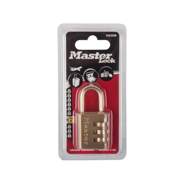 Mackie Brass Master Body Lock Combination – 30mm