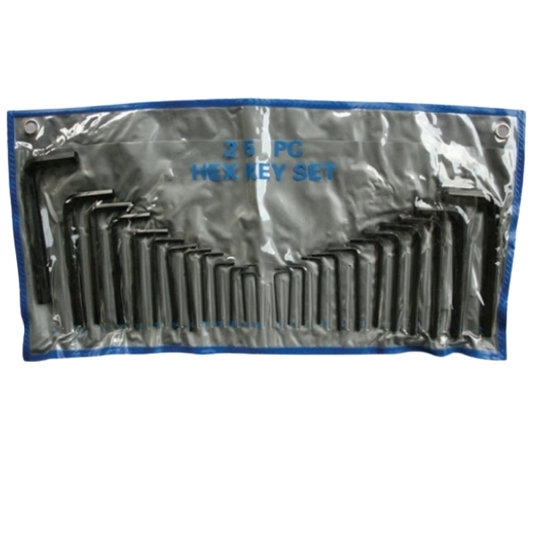 Qualitools – Allen Key / Hex Key Set – (25 Piece)