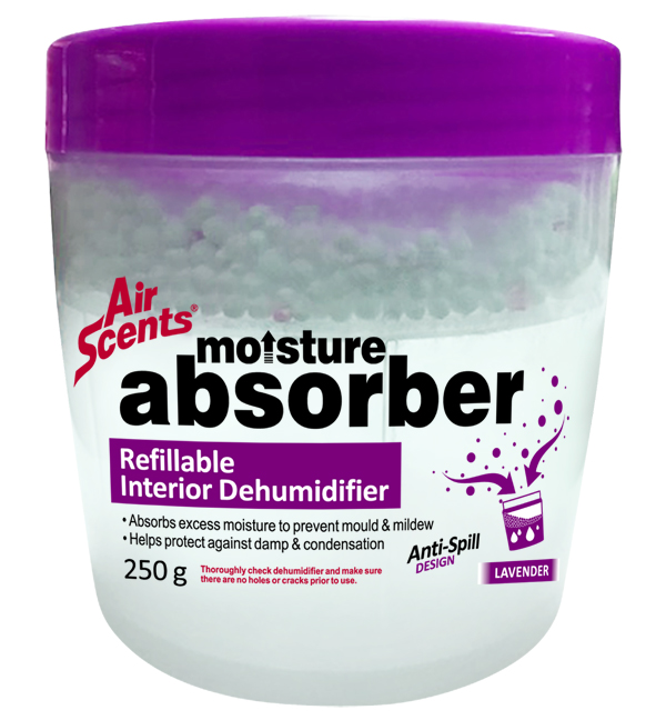 Shield Airscents Moisture Absorber Unit Lavender 250g