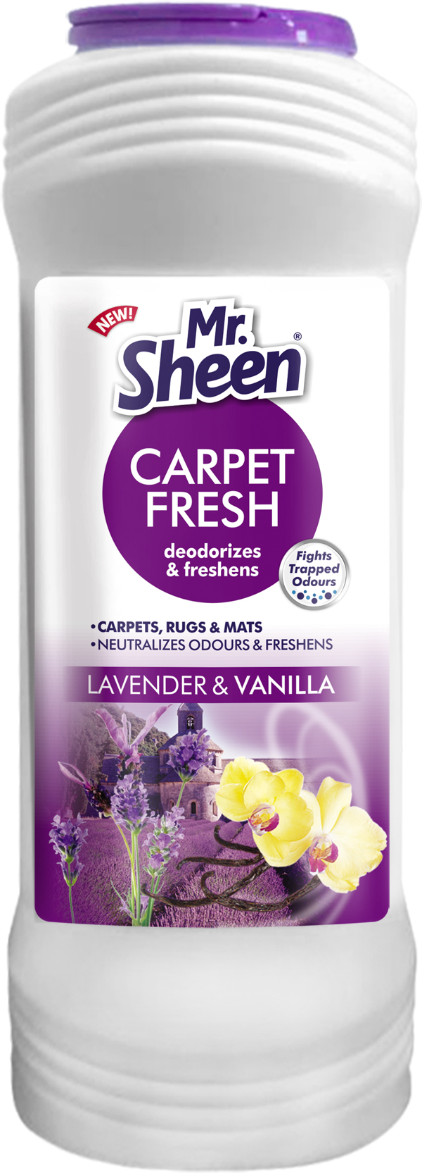 Shield Mr Sheen Carpet Fresh Powder Lavender & Vanilla 600g