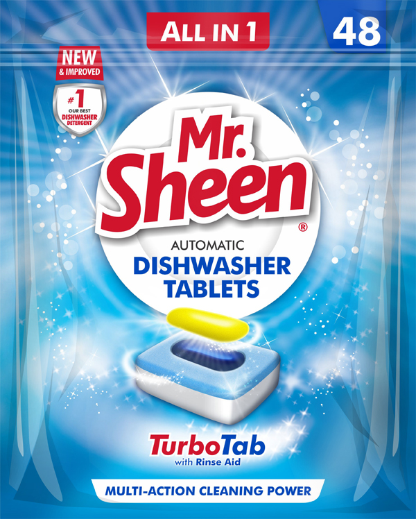 Shield Mr Sheen Automatic Dishwasher Tablets – 48 Tablets