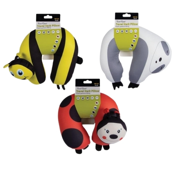 Travel Smart – Travel Neck Pillow (Kiddies) – Pack of 3 (Assorted)