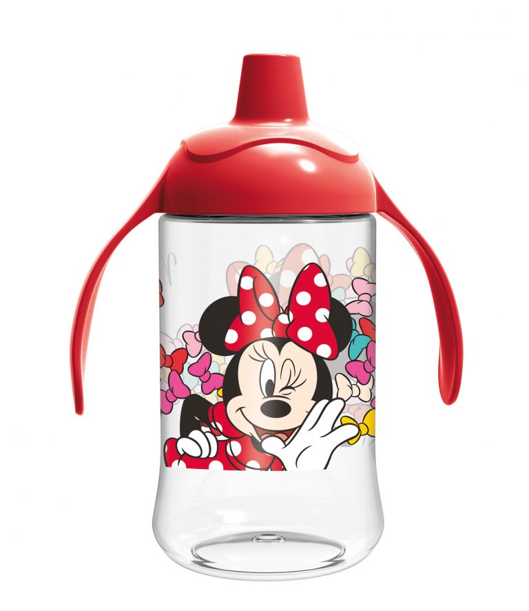 Disney Toddler Easy Training Curved Cup Minnie Color Bows
