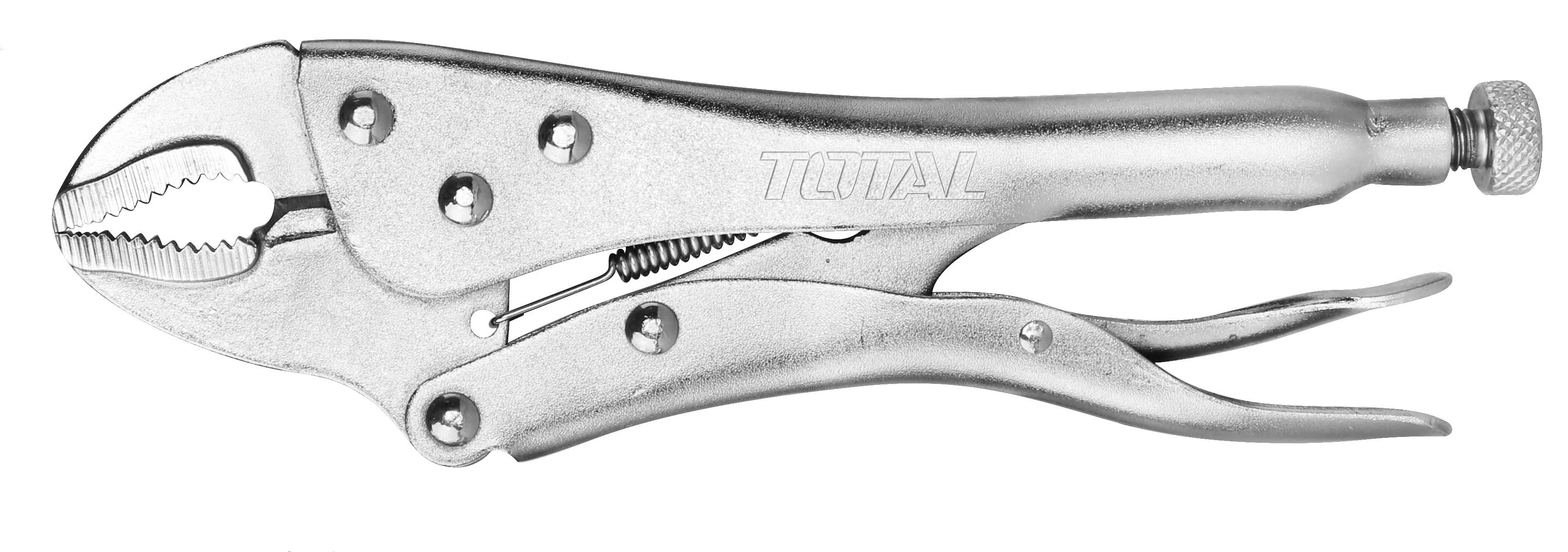 Total Tools Jaw Locking Plier Curved 7″