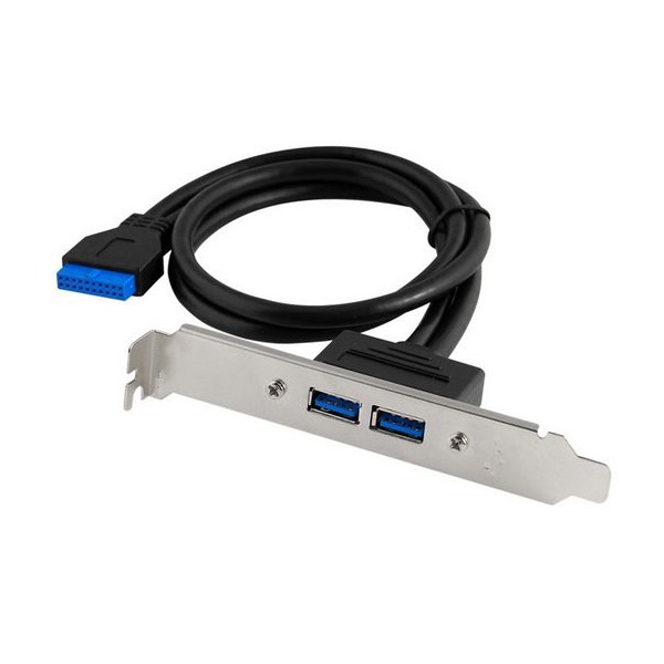 Mecer GC-USB3-2P 2 Port USB3.0 Back Bracket for Motherboard