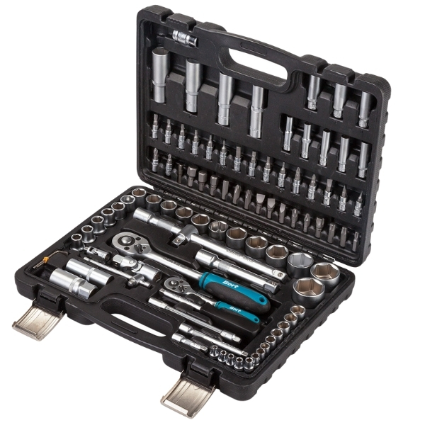 Bort – Socket Set (1/4 and 1/2 Inch Drive) – 95 Piece