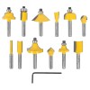 Tork Craft – Router Bit Set (1/4″ Straight and Profile) – 12 Piece Tork Craft – Router Bit Set (1/4″ Straight and Profile) – 12 Piece