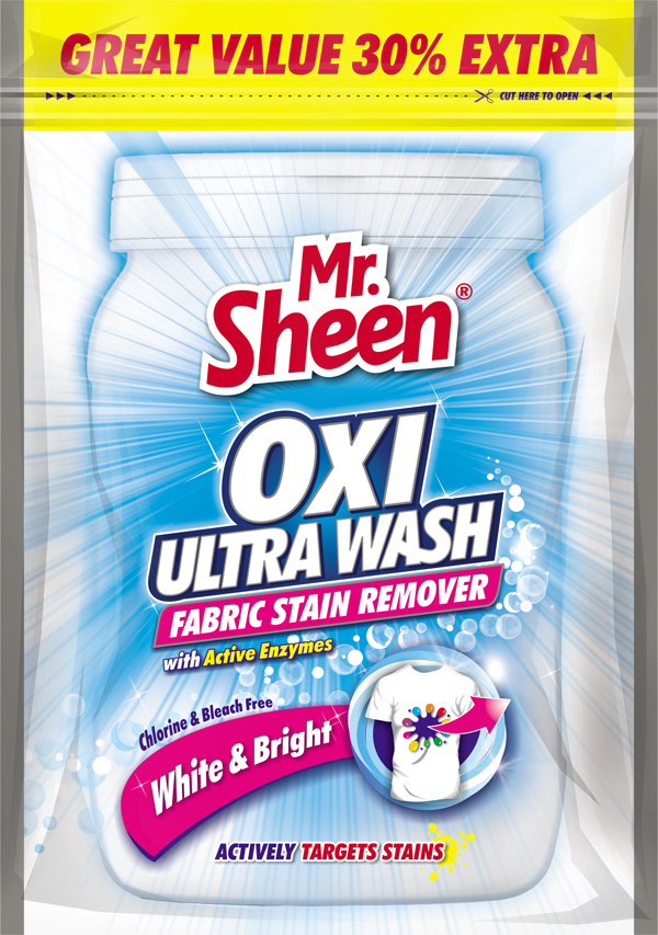 Mr Sheen Oxi Ultra Wash White 30% Extra Value 520g
