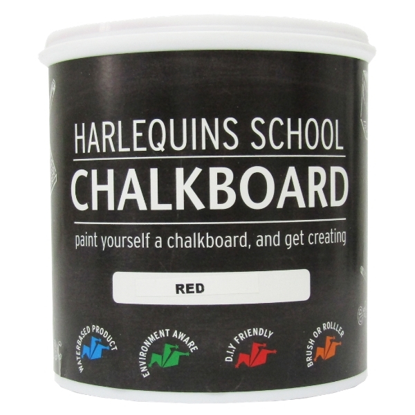 Harlequin – Chalk Board Paint – 1L – Red