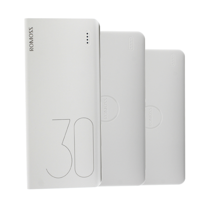 Romoss Pulse 30000mAh 20000mAh 10000mAh Power Bank Bundle – White