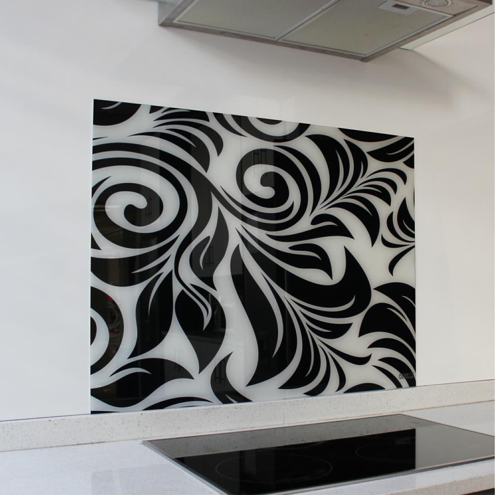 Parrot Products Swirl Hob Splashback (898 x 700 x 6mm)