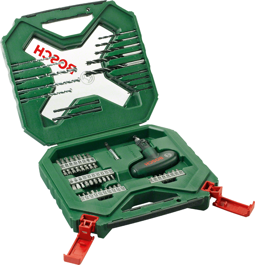 54 Piece X-Line Drill/Driver Set + Pocket Screwdriver