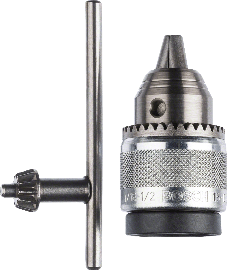 Keyed Chuck, Chrome-Plated D= 1.5 – 13 mm; A= 1/2″ – 20