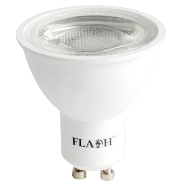 Flash – Lamp / LED Lamp with COB Lens (7W) – Pack of 10 (Cool White)