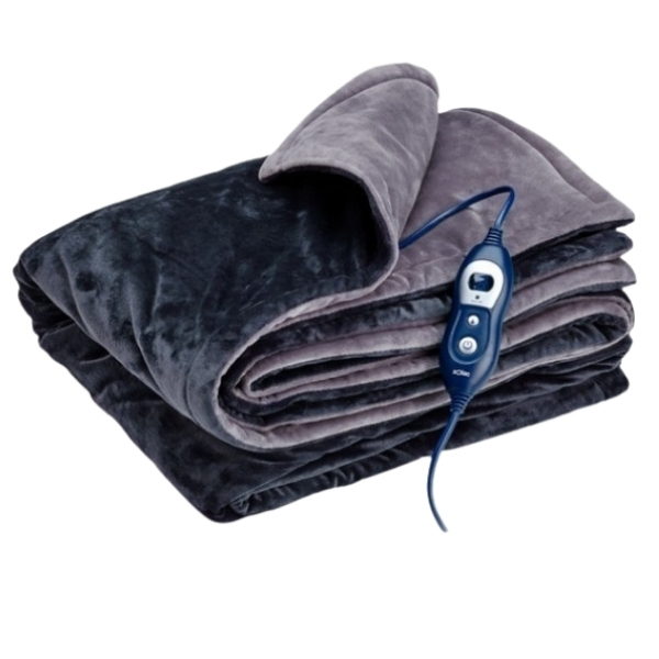 Solac – Electric Throw Over Blanket – Single Bed (160cm x 100cm) – 120W