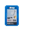 Kreg Zinc Pocket Hole Screws 64mm 2.50″ #8 Coarse Thread Mx Loc 250ct Kreg Zinc Pocket Hole Screws 64mm 2.50″ #8 Coarse Thread Mx Loc 250ct