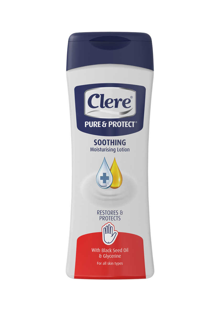 Clere Pure & Protect Soothing Moisturising Lotion (lotion bottle)