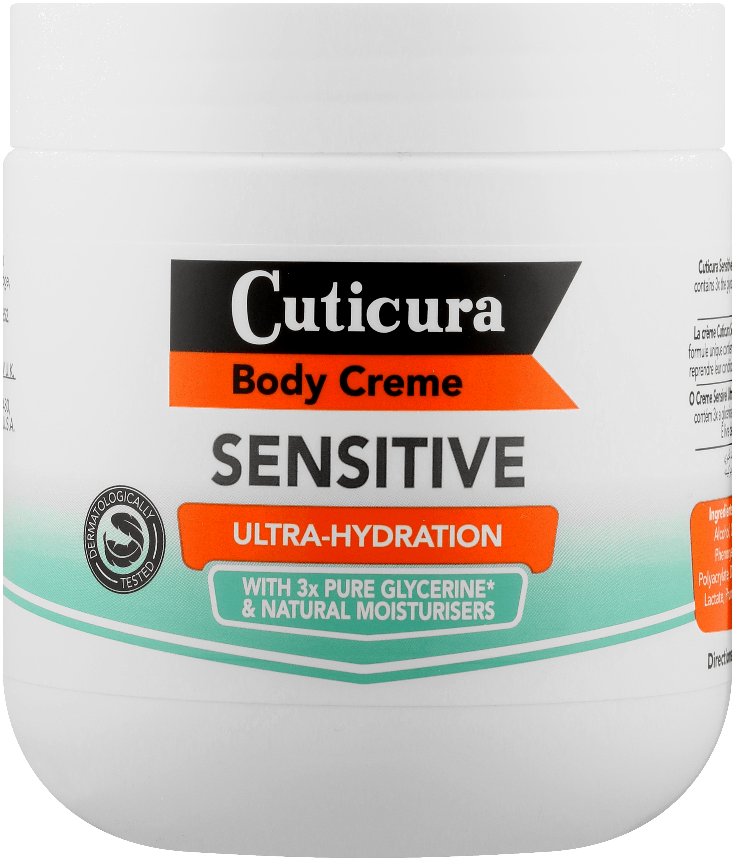 Cuticura – Sensitive Body Cream Ultra Hydration