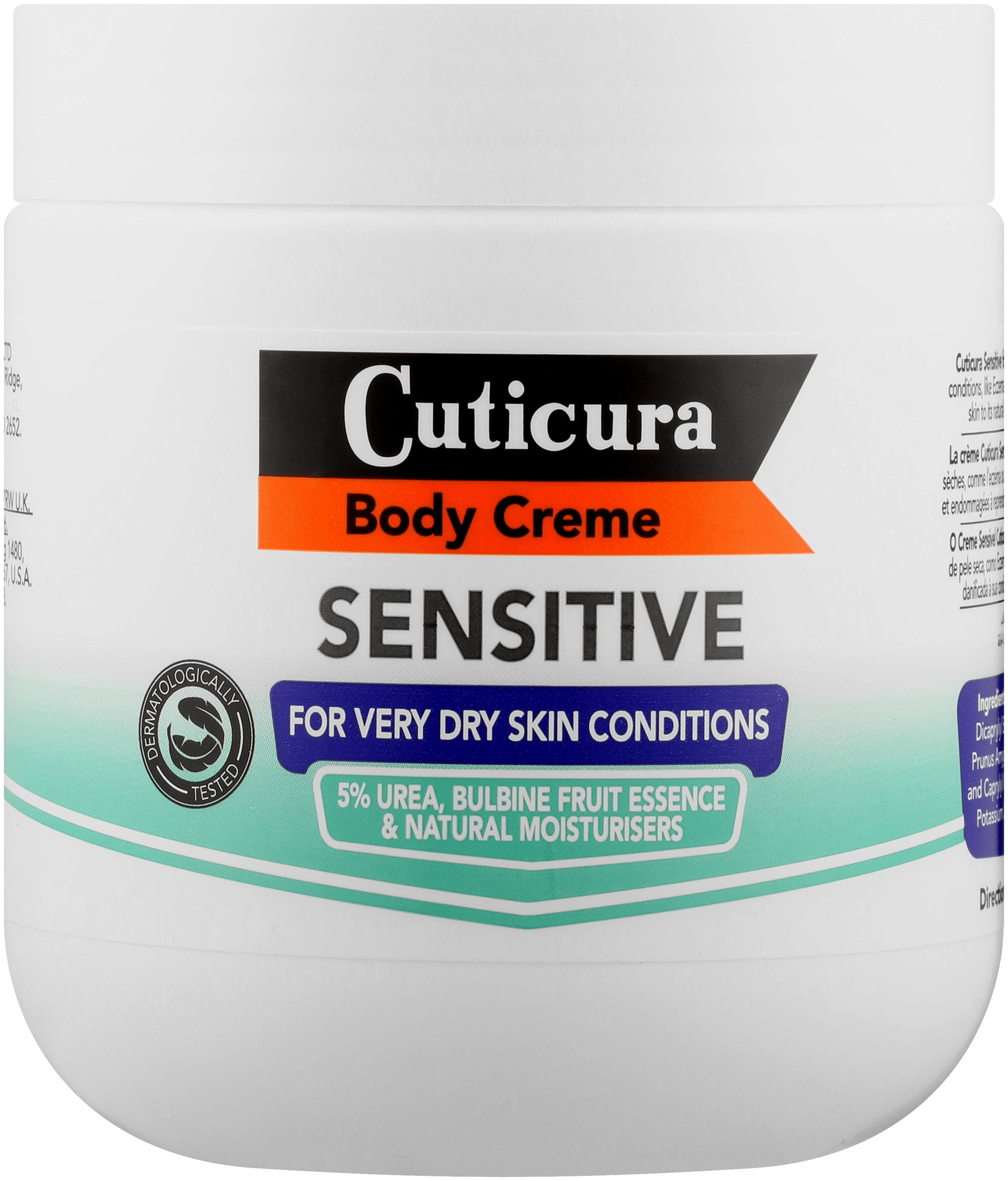 Cuticura – Sensitive Body Cream Dry Skin Conditions