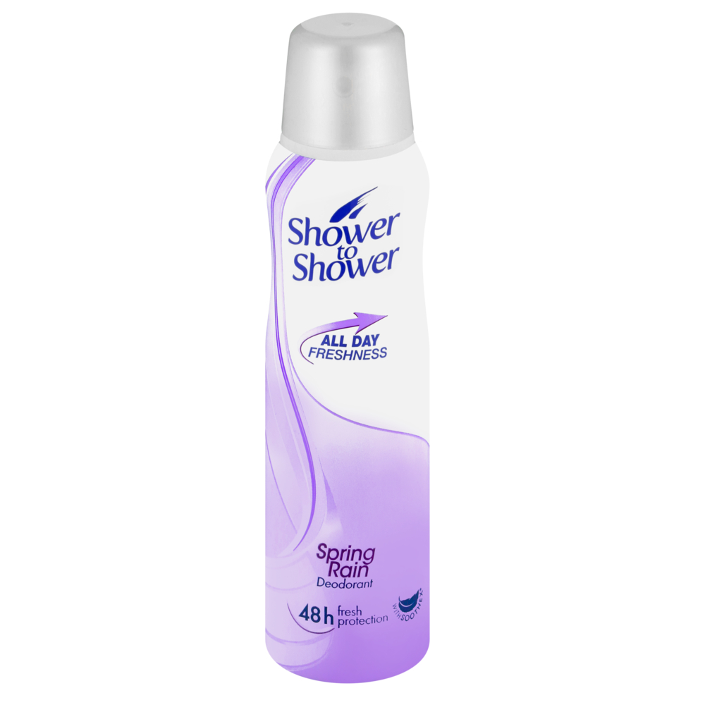 Shower to Shower Deodorant 150ml Spring Rain