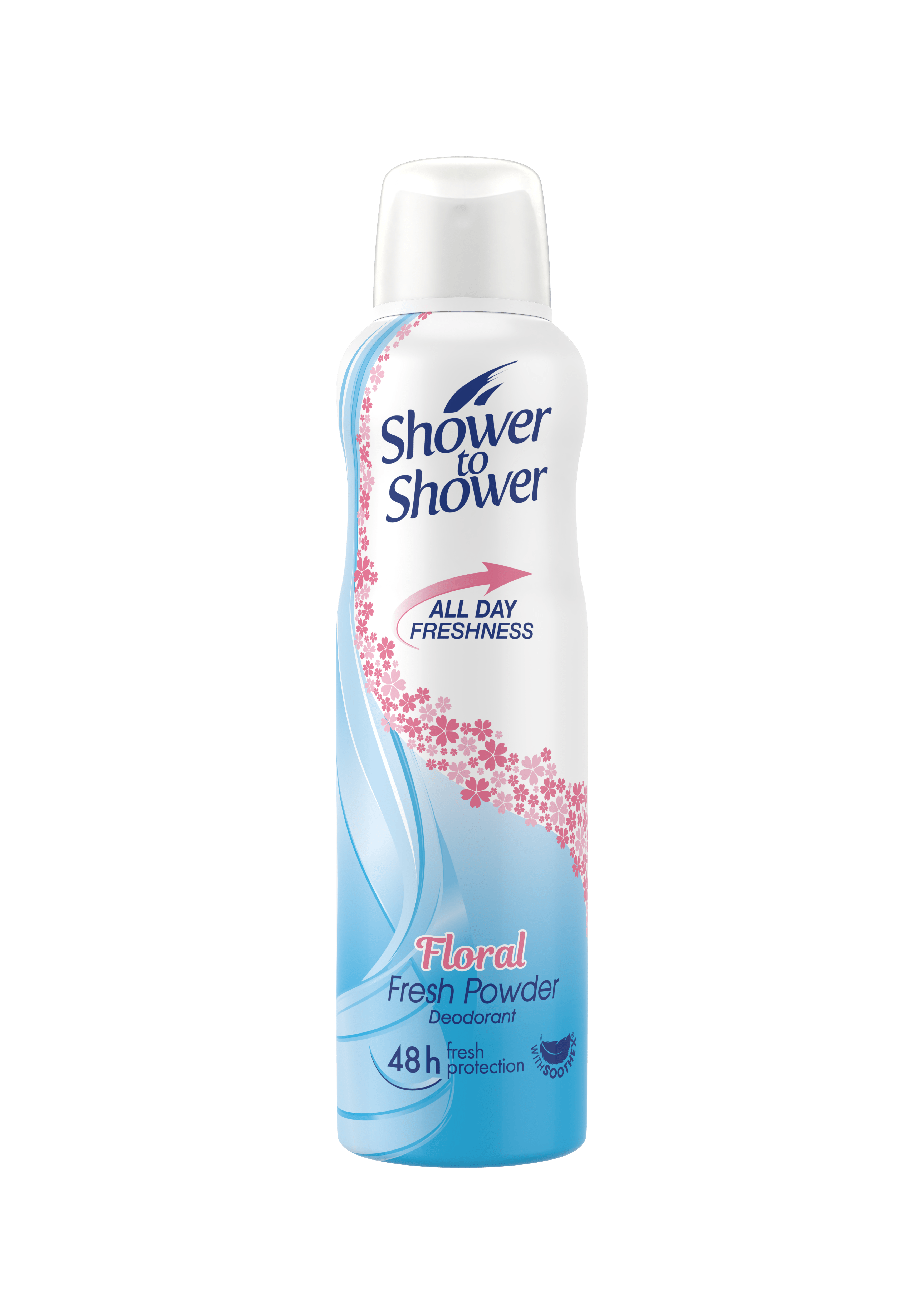 Shower to Shower Deodorant 150ml Floral Fresh Powder