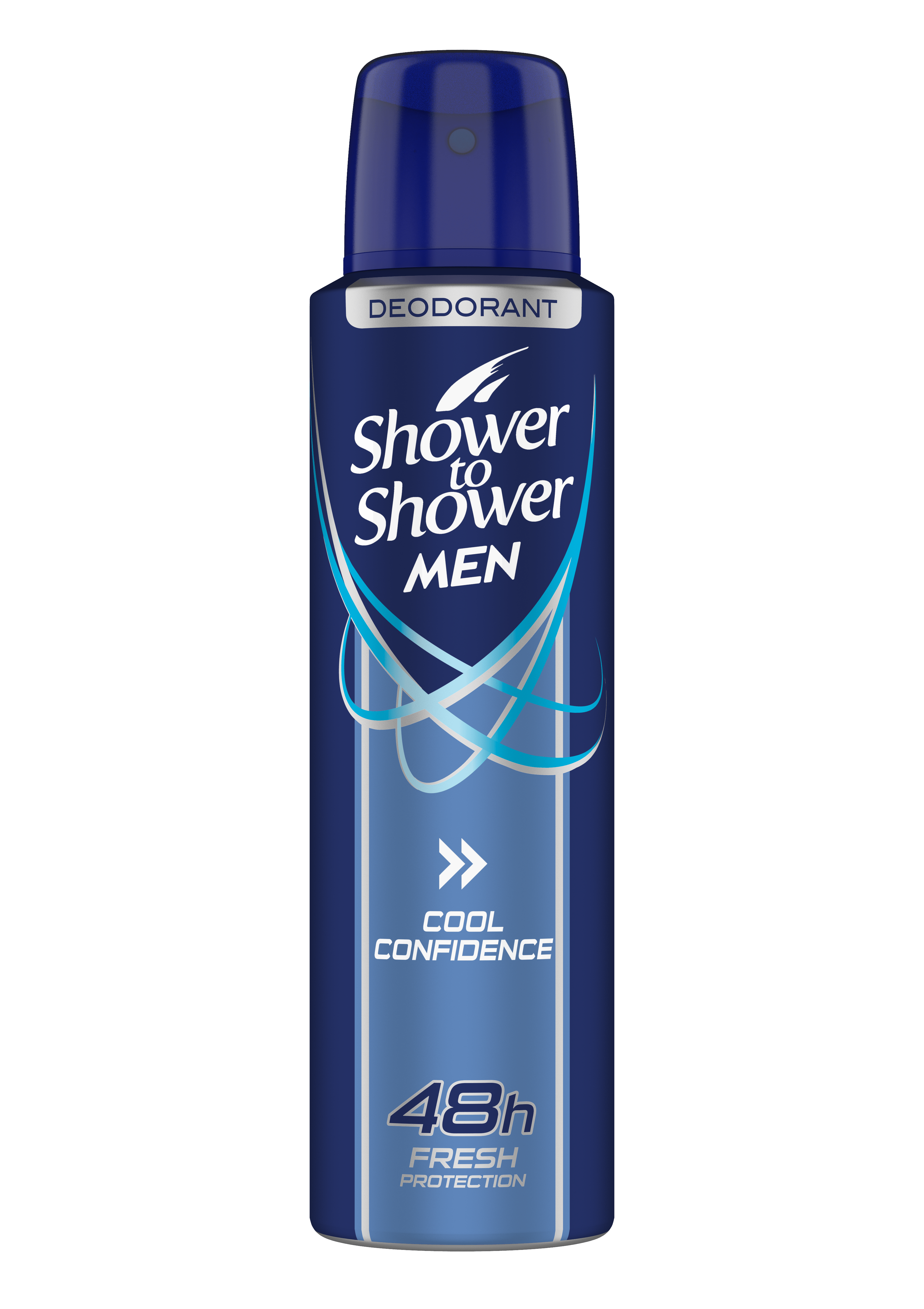 Shower to Shower Men Deodorant 150ml Cool Confidence