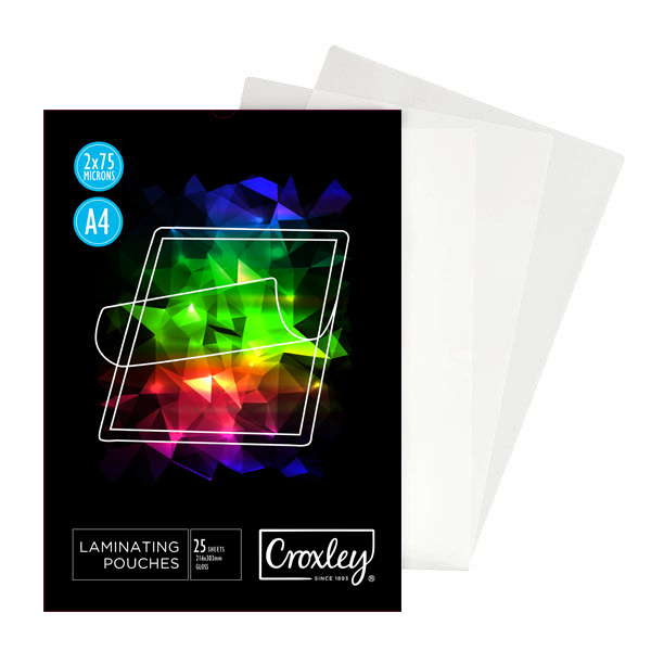 Croxley Laminating Pouches 25 Sheets
