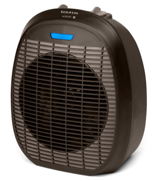 Taurus Heater Floor Fan Black 2 Heat Settings 2400W “Tropicano 3.5”