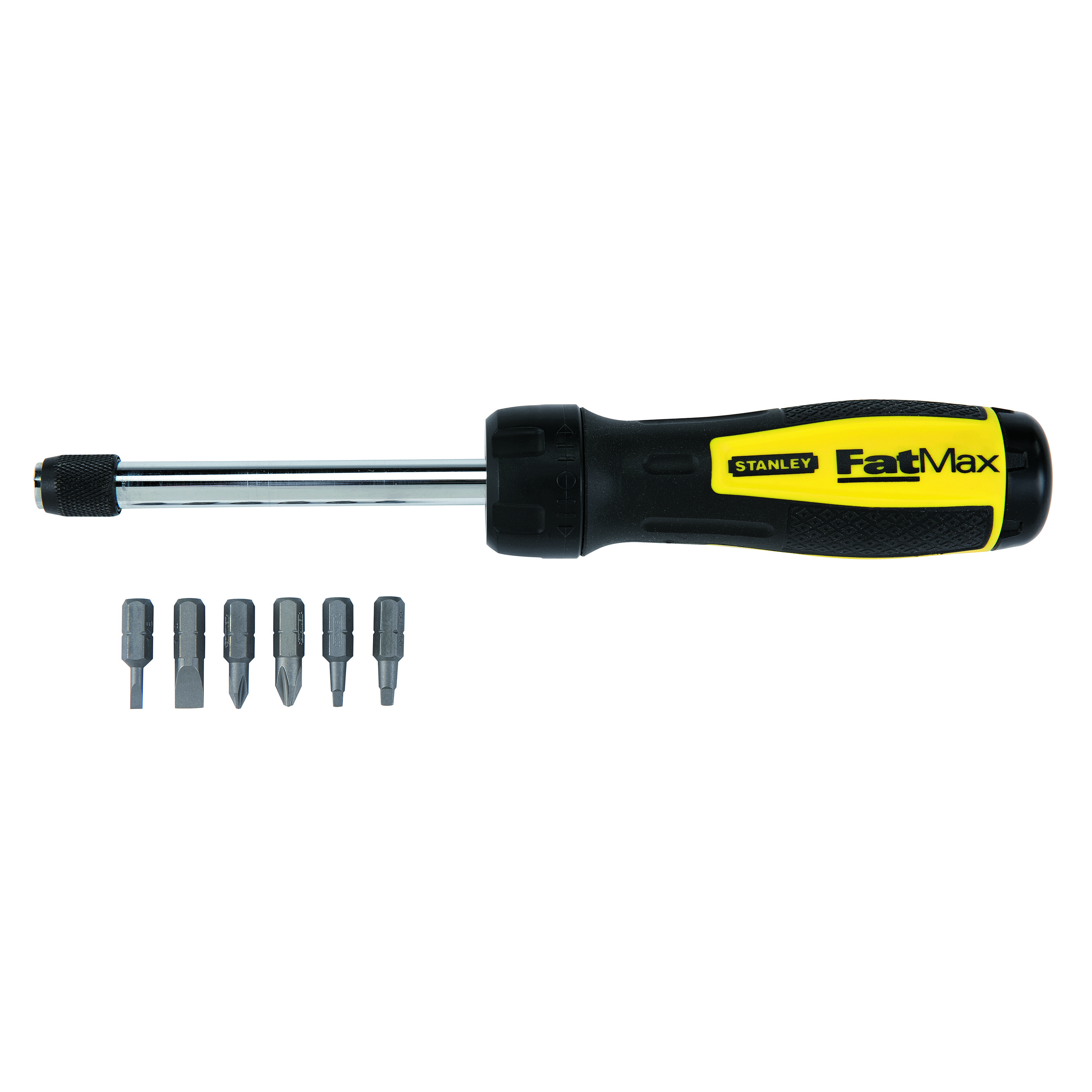 Stanley FatMax 6 Bit Ratcheting Multi-Bit Screw Driver