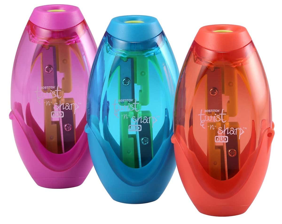 Bostitch 2-Hole Twist n’ Sharp Pencil Sharpener