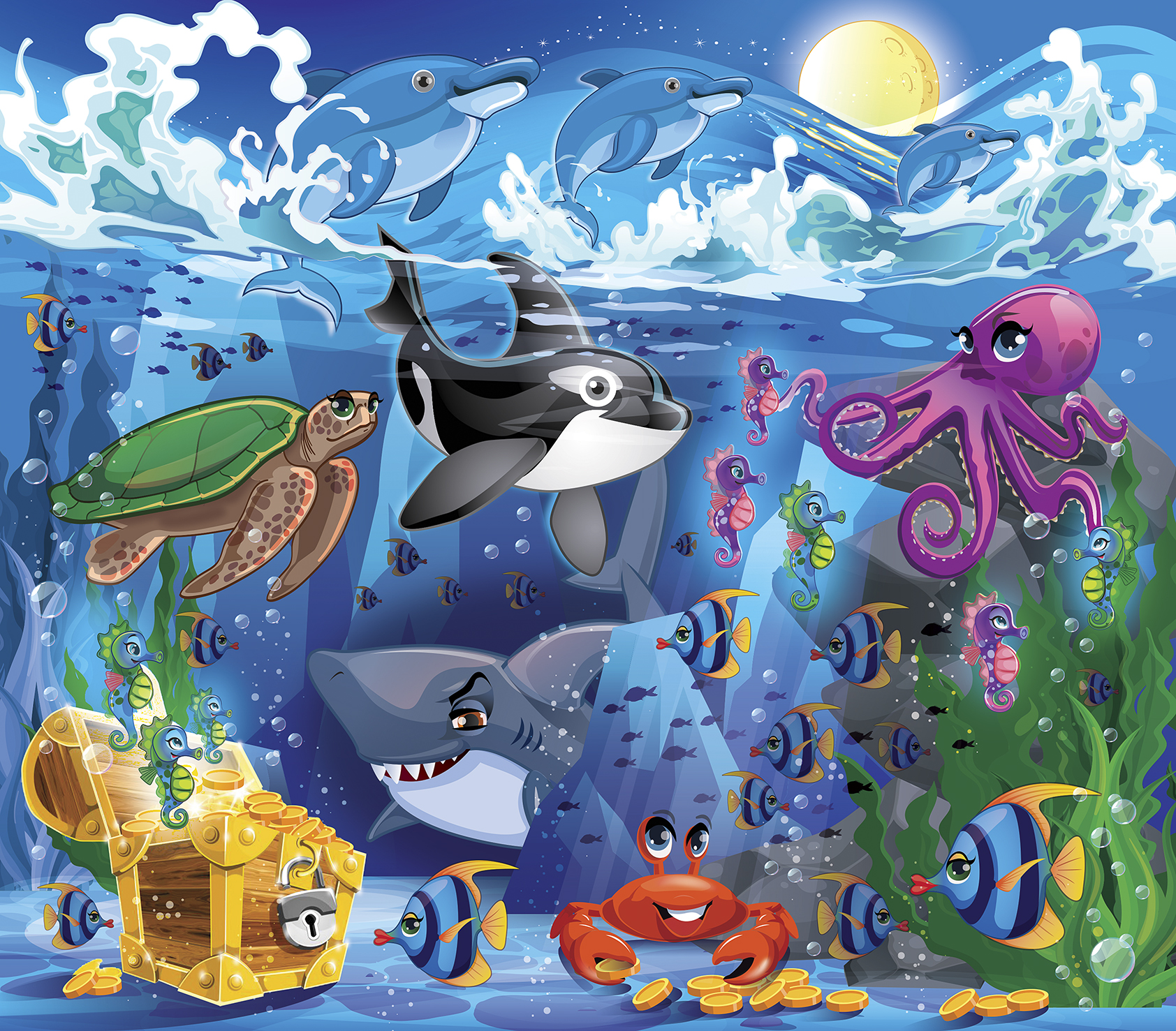 100 Piece Themed Puzzle – Ocean